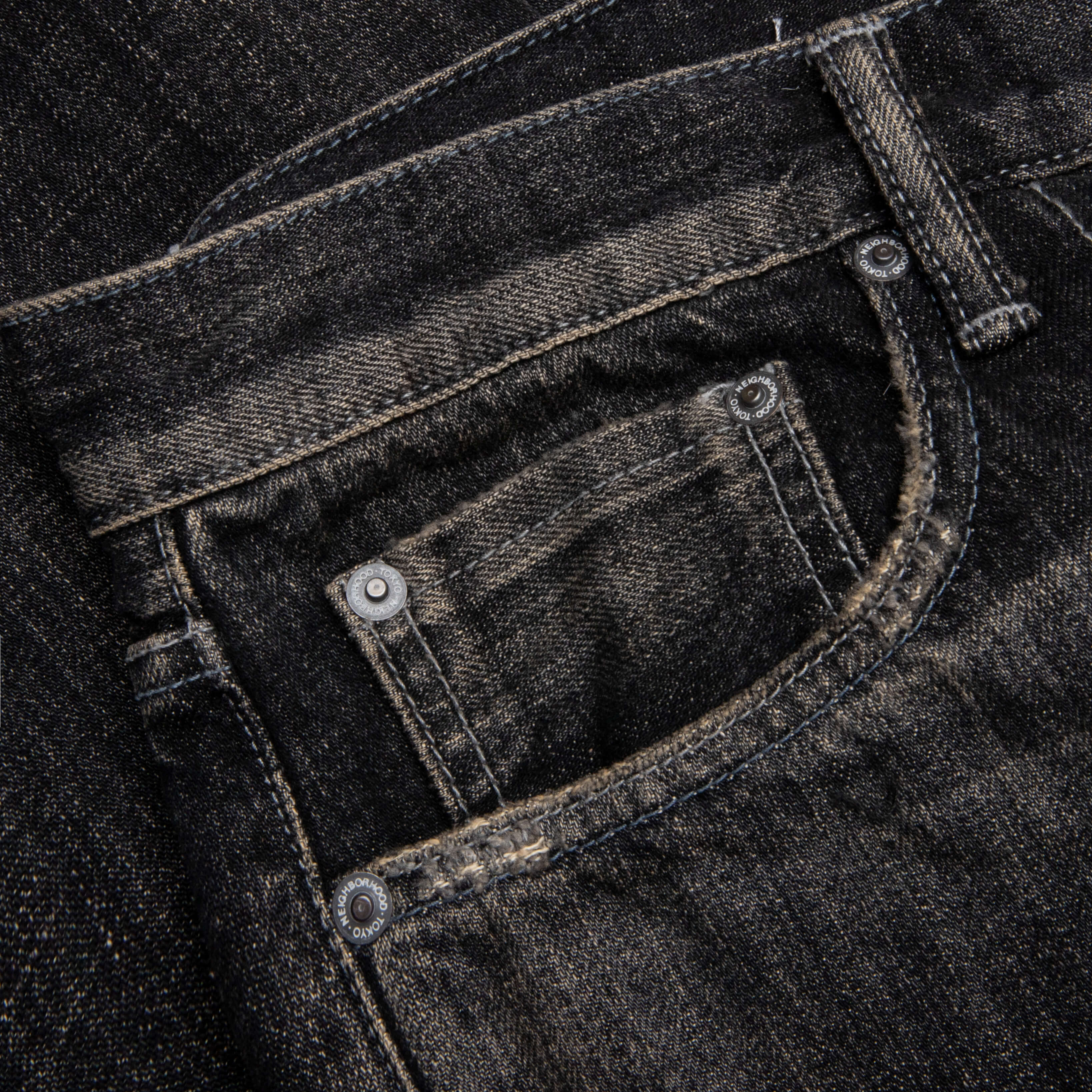 Savage Denim DP Basic Pants Black