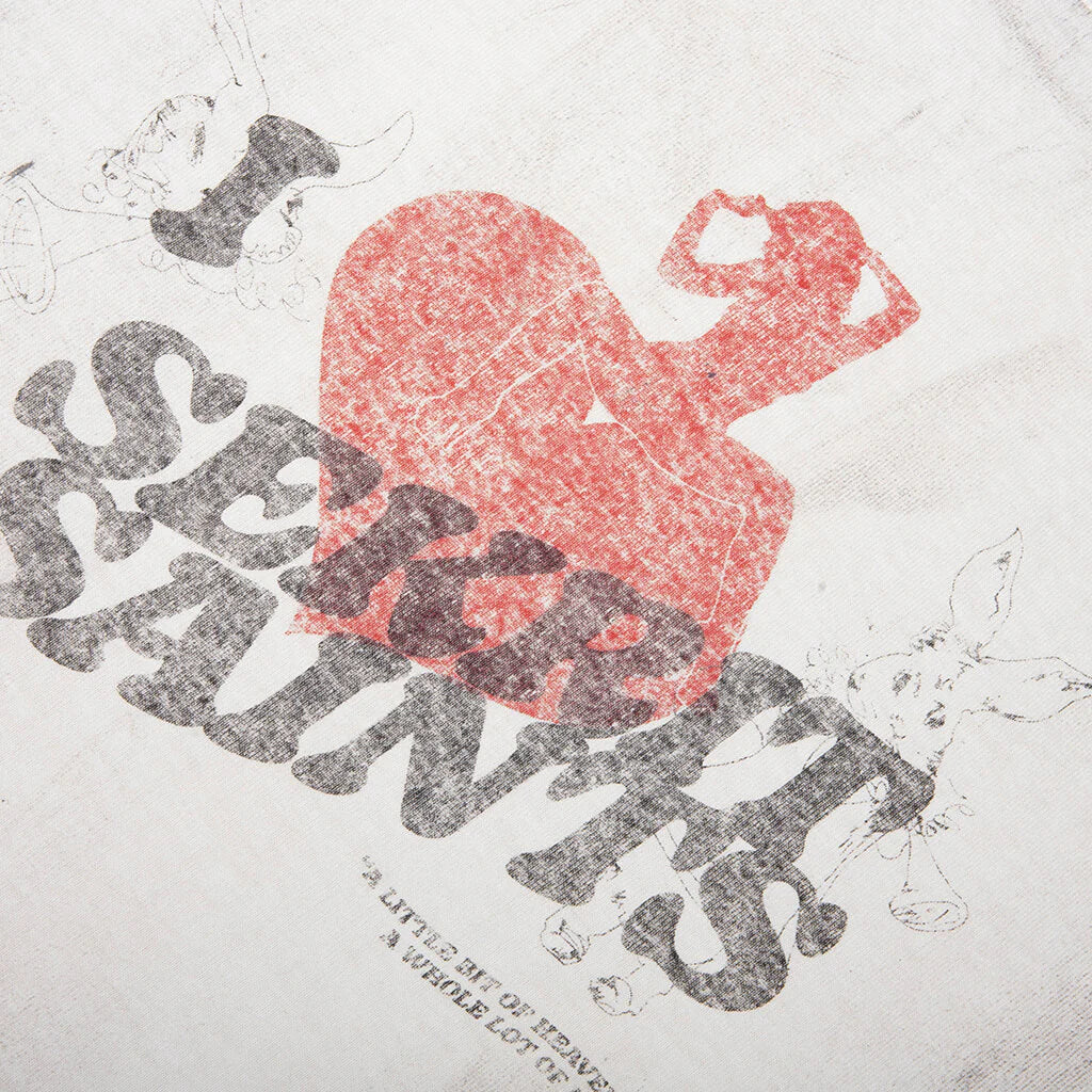Gentlemens Club T Shirt Vintage White