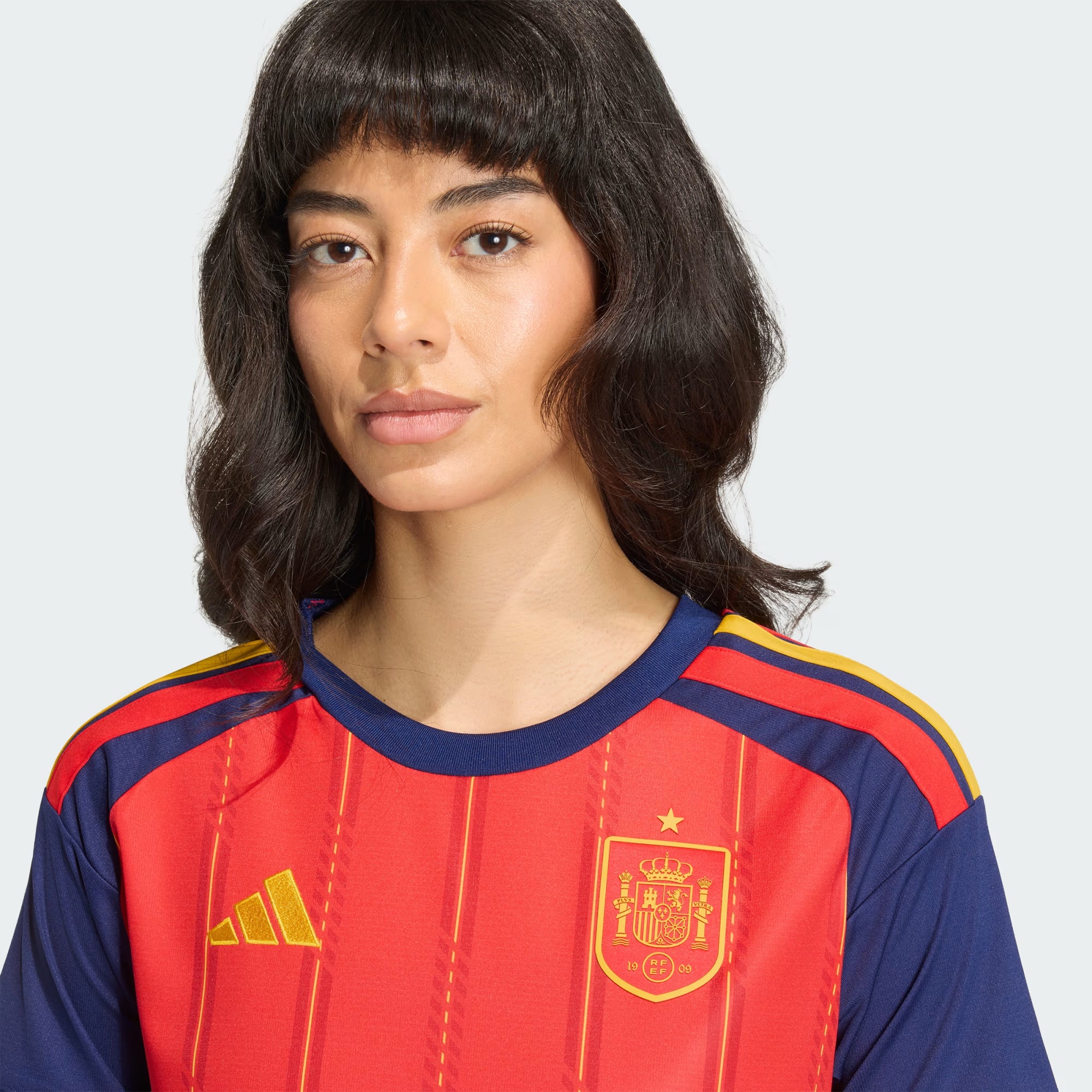 adidas Spain Home Womens Soccer Jersey 26 Red