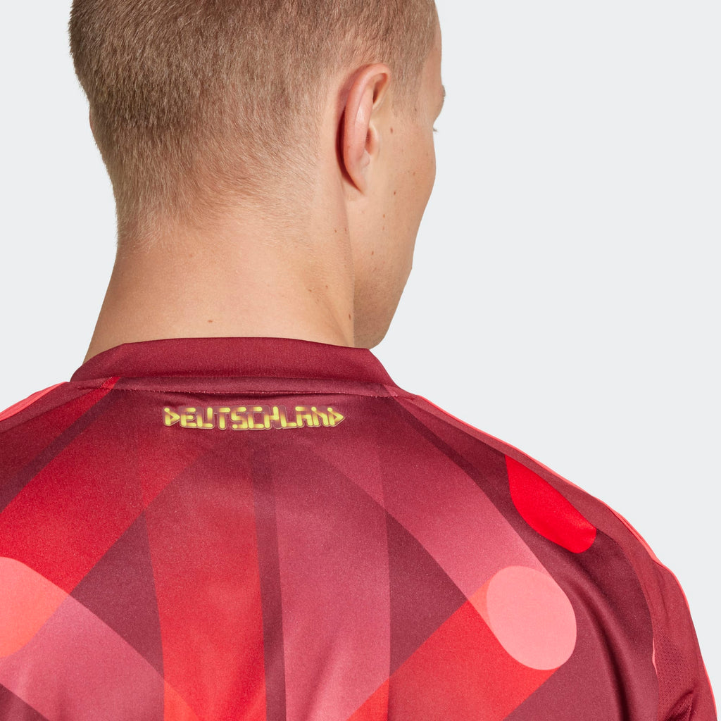 adidas Mens Germany Womens Team Away Jersey 25 Burgundy