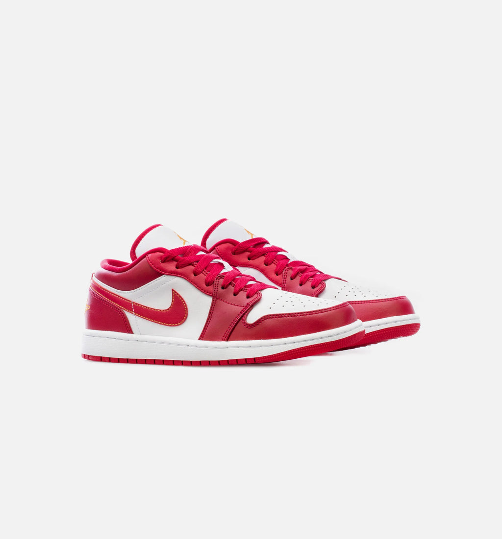 Air Jordan 1 Low Cardinal Mens Lifestyle Shoe Red White