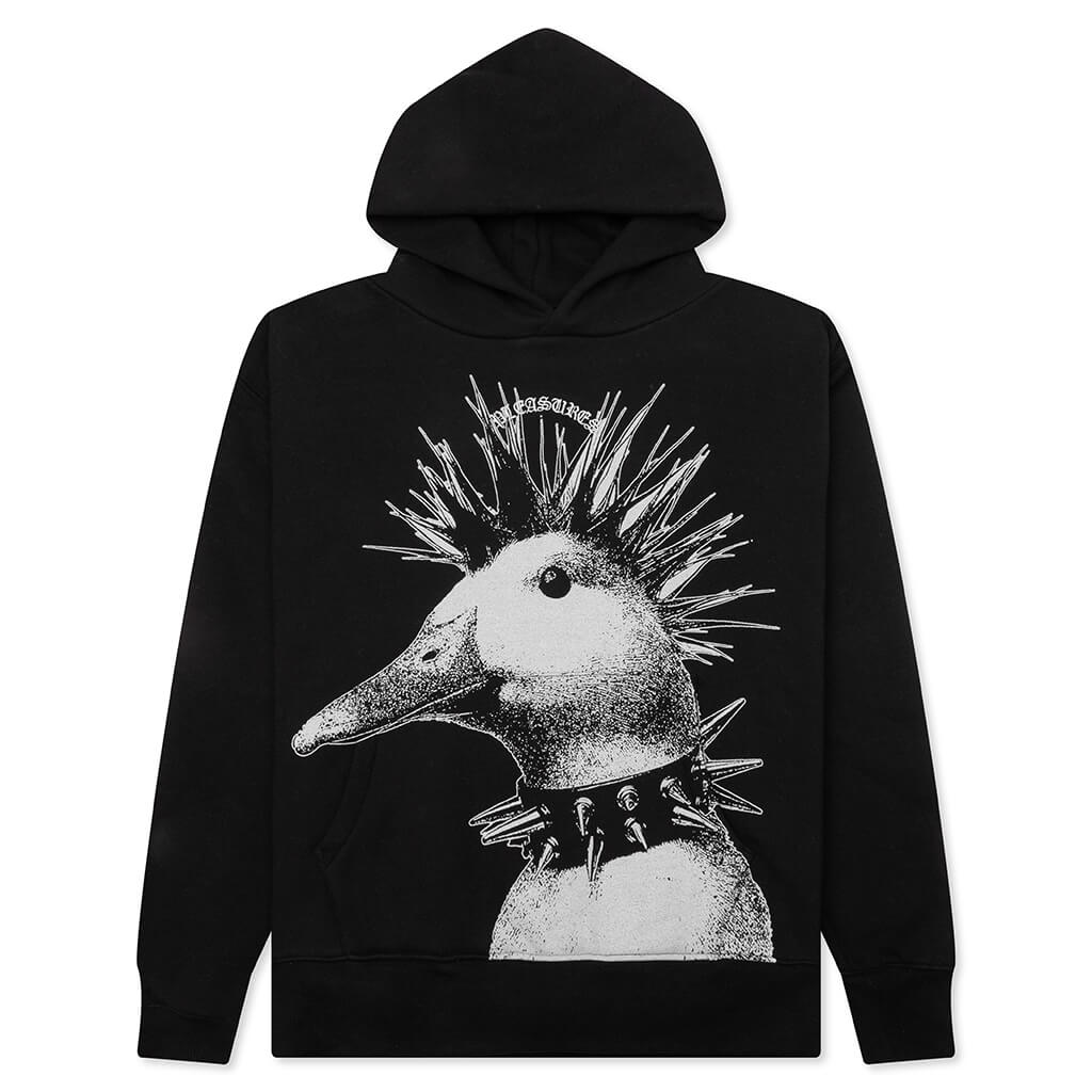 Punk Duck Hoodie Black