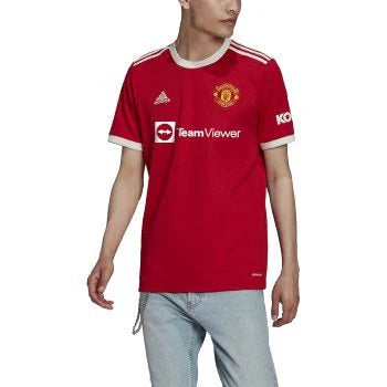 adidas Mens Manchester United Home Jersey 21