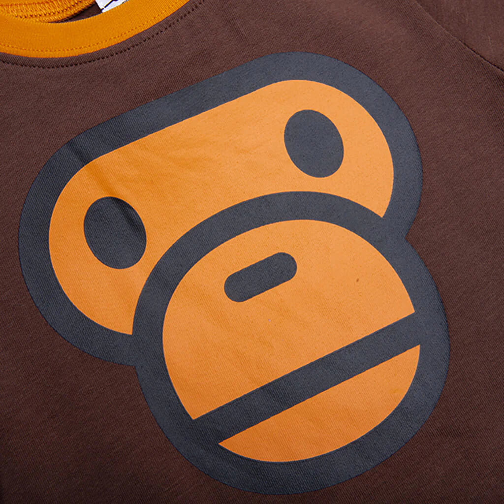 Infants Milo Face Rompers Brown