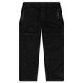 Elasticated Wait Zip Off Denim Pants Black