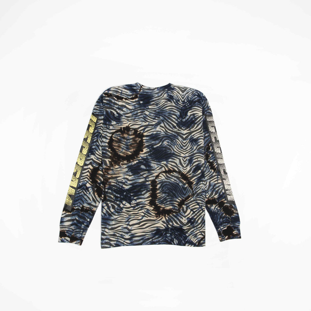 Confetti Long Sleeve Mens T Shirt Blue Black Multi