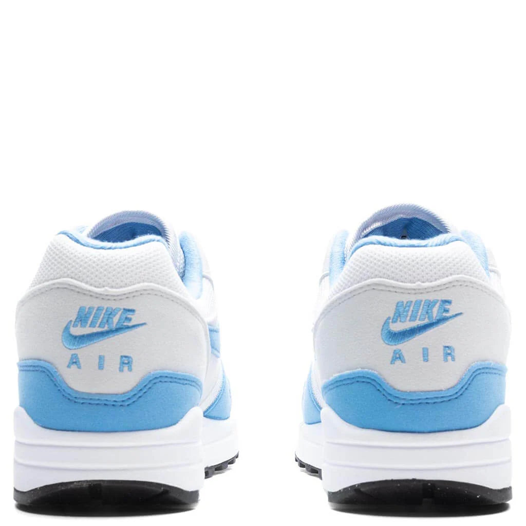 Air Max 1 White University Blue Photon Dust