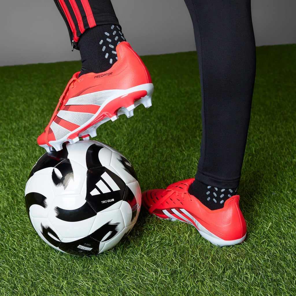 adidas Predator League Fold Over Tongue Firm Multi Ground Boots Red White