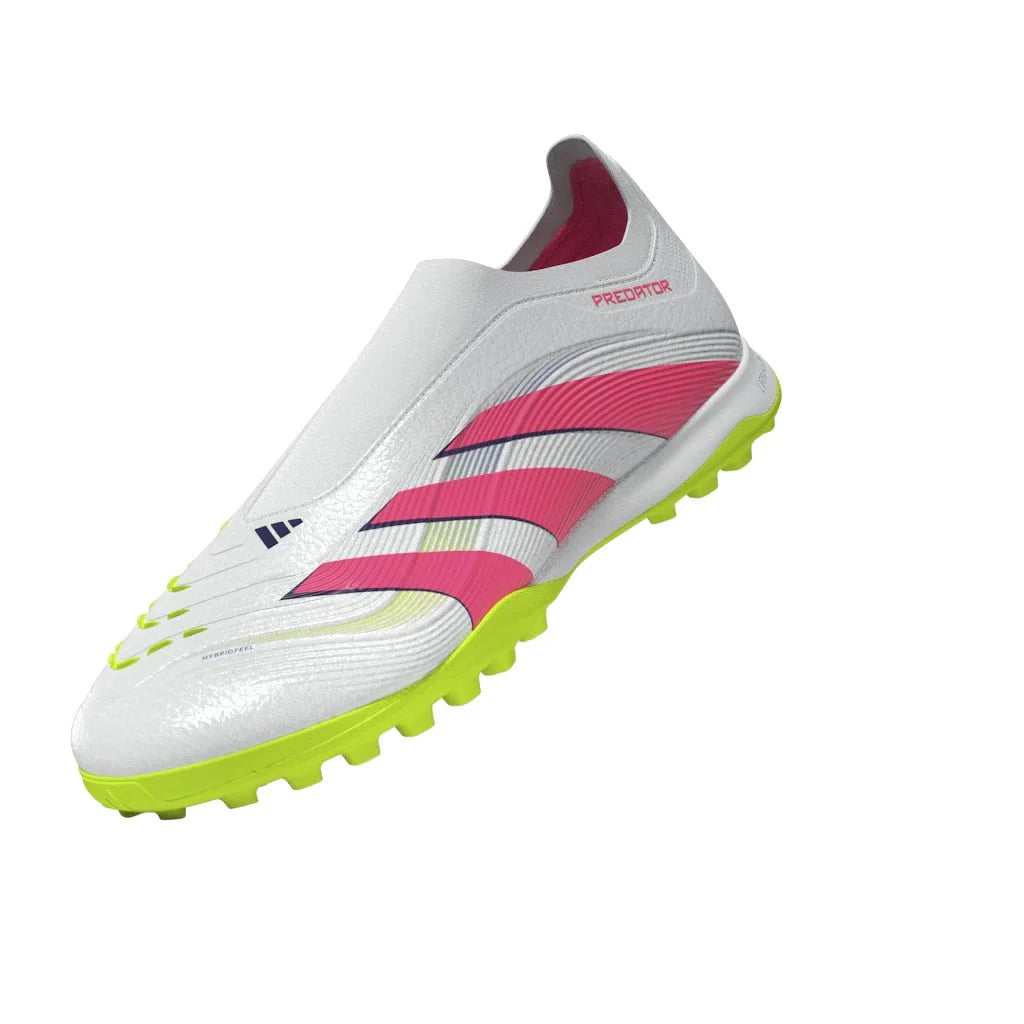 adidas Predator League Laceless Turf Boots White Pink