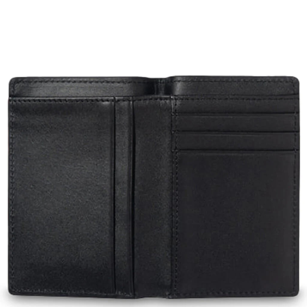 Vegas Vertical Wallet Black White