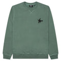 Snaked by a Horse Crewneck Sweatshirt Pine Green