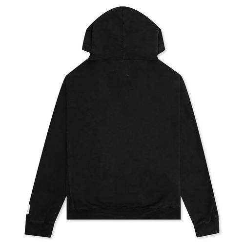 Center Logo Hoodie Black