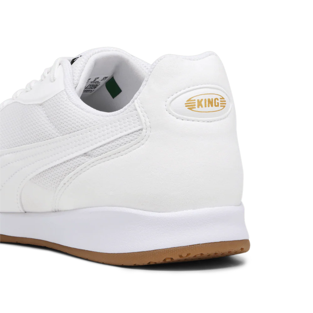 PUMA King Top IT Indoor Shoes White Gold
