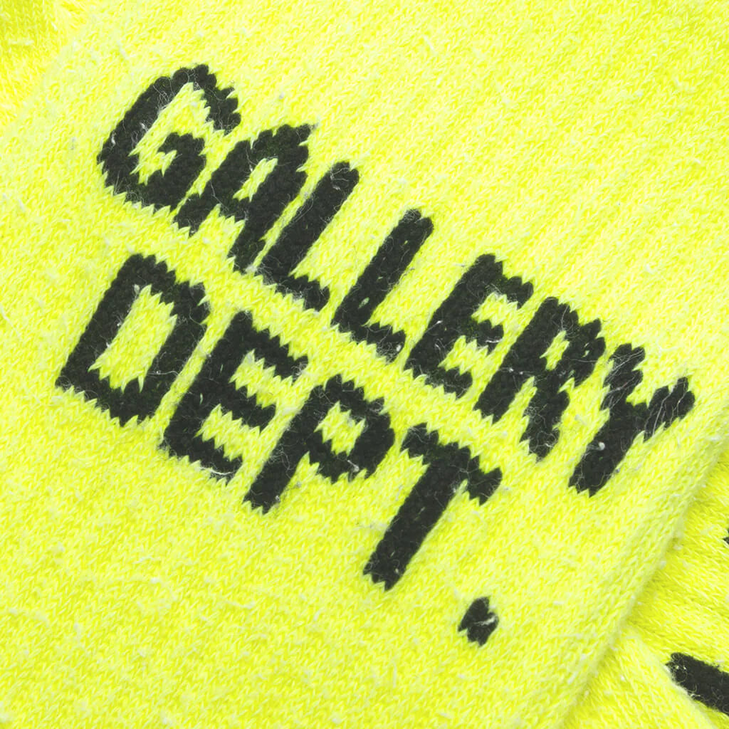 Clean Socks Fluorescent Yellow