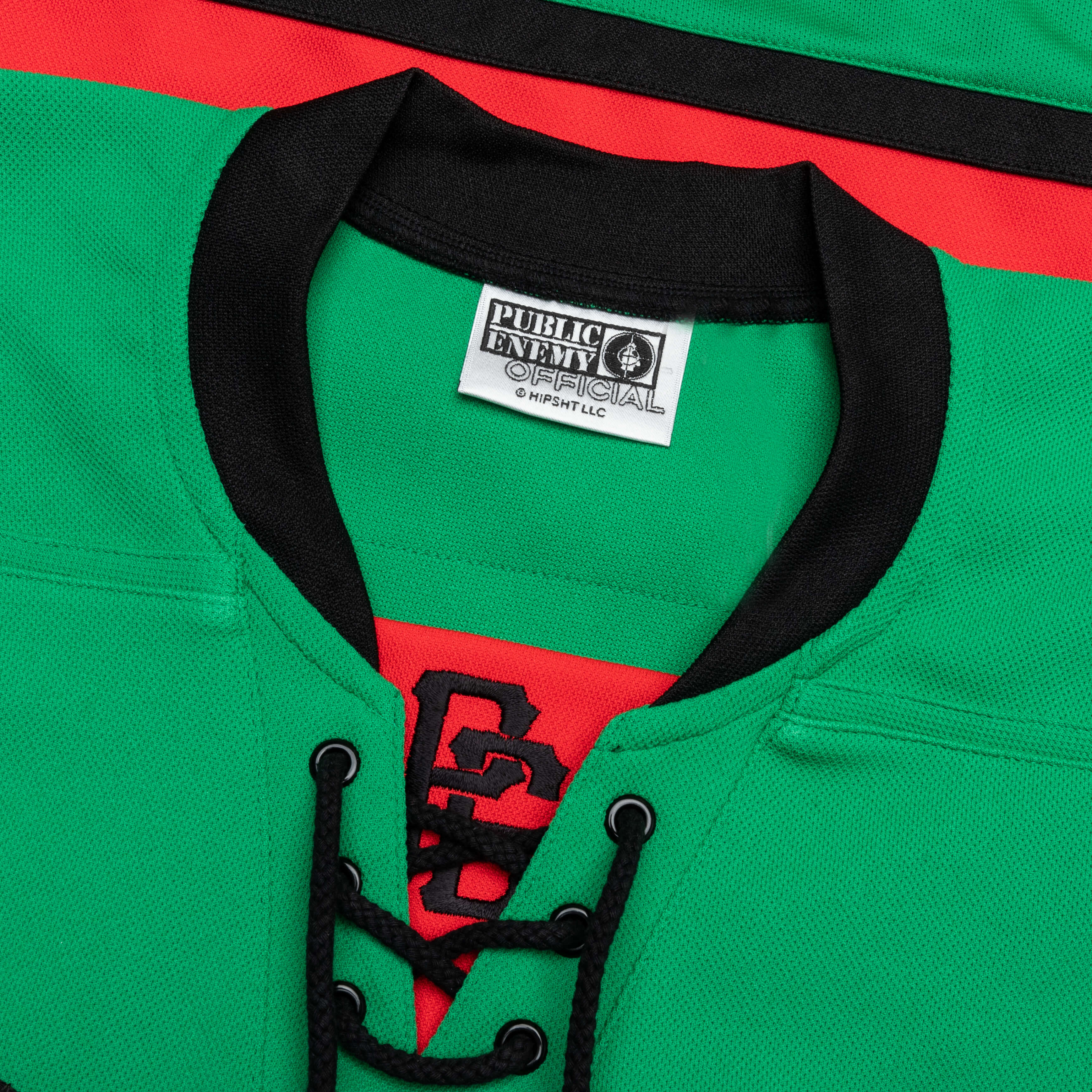 Saint Michael x Public Enemy Saint Enemy Game Shirt Green