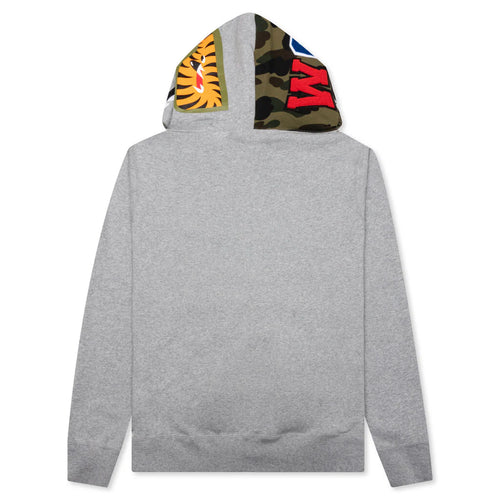 Shark Full Zip Hoodie Grey