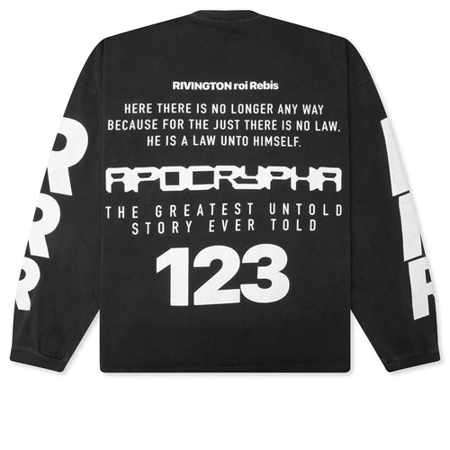 The Anti Body Vintage L S Tee Black