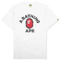 Brush College Tee White