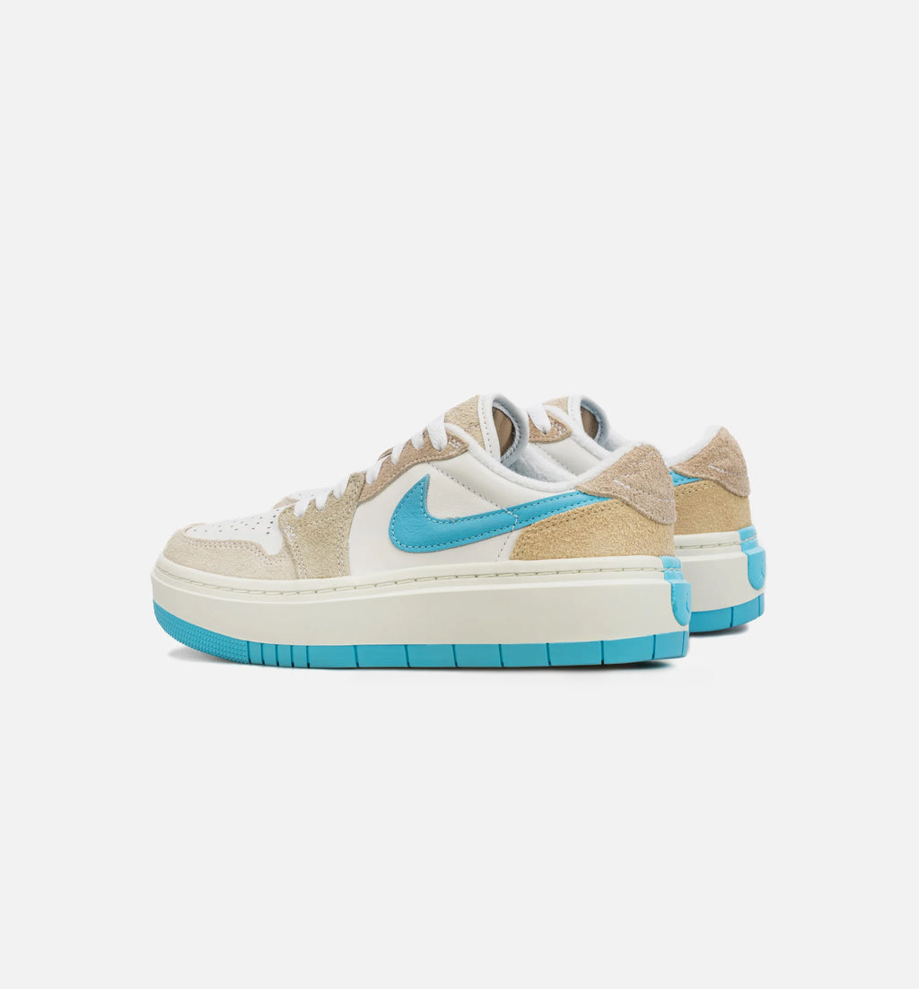 Air Jordan 1 Elevate Low Salt Lake City Womens Lifestyle Shoe Beige Blue
