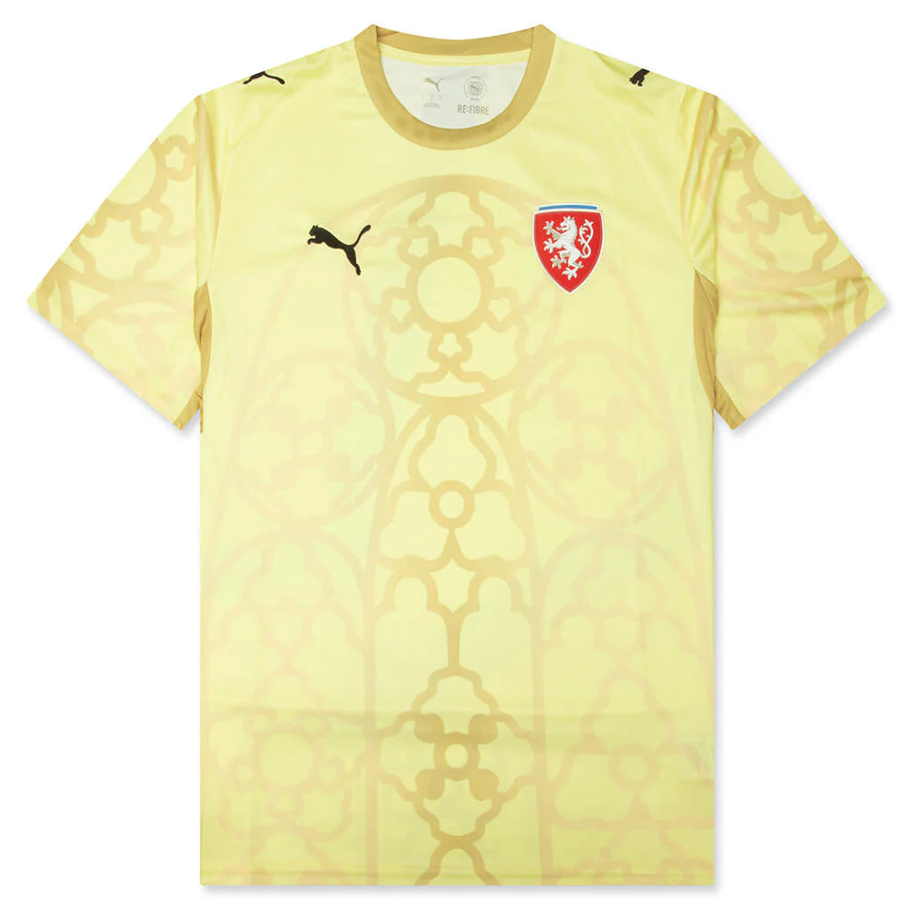 PUMA x Czechia x Salehe Bembury Goalkeeper Jersey Gold Moon Pebble Path