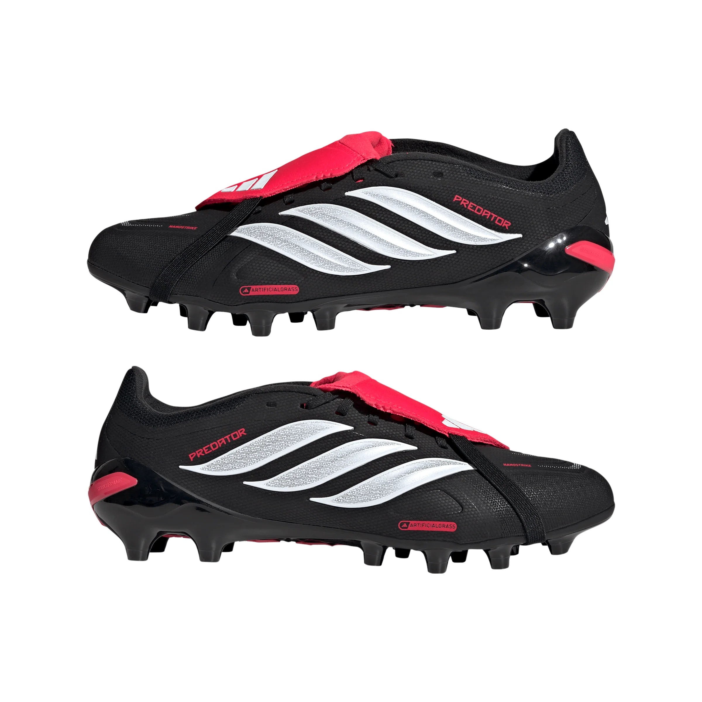 adidas Predator League Fold Over Tongue AG Artificial Ground Mens Soccer Cleats Black