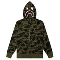 1st Camo Shark Full Zip Hoodie Green