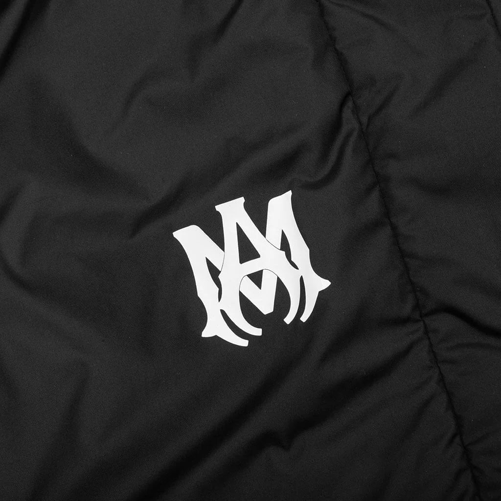 Nylon Padded Ski Pant Black
