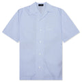 Starburst Poplin Camp Shirt Ashley Blue