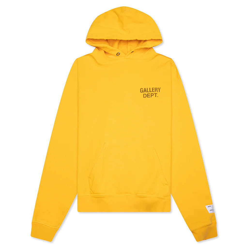 90s GD Logo Hoodie Gold