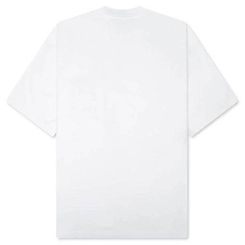 Contrast Pocket T Shirt Lily White