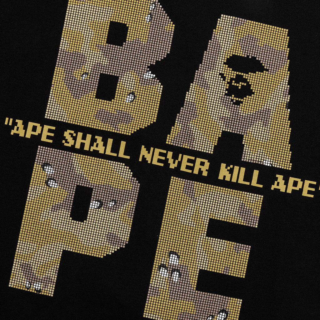 Bitmap Logo Tee Black