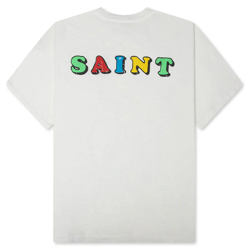 Saint M6 x Jamie Reid S S T Shirt White