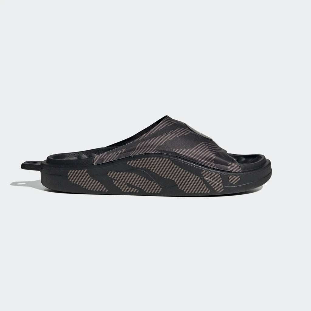 adidas by Stella McCartney Womens Slide Shoes Black Black Tech Earth