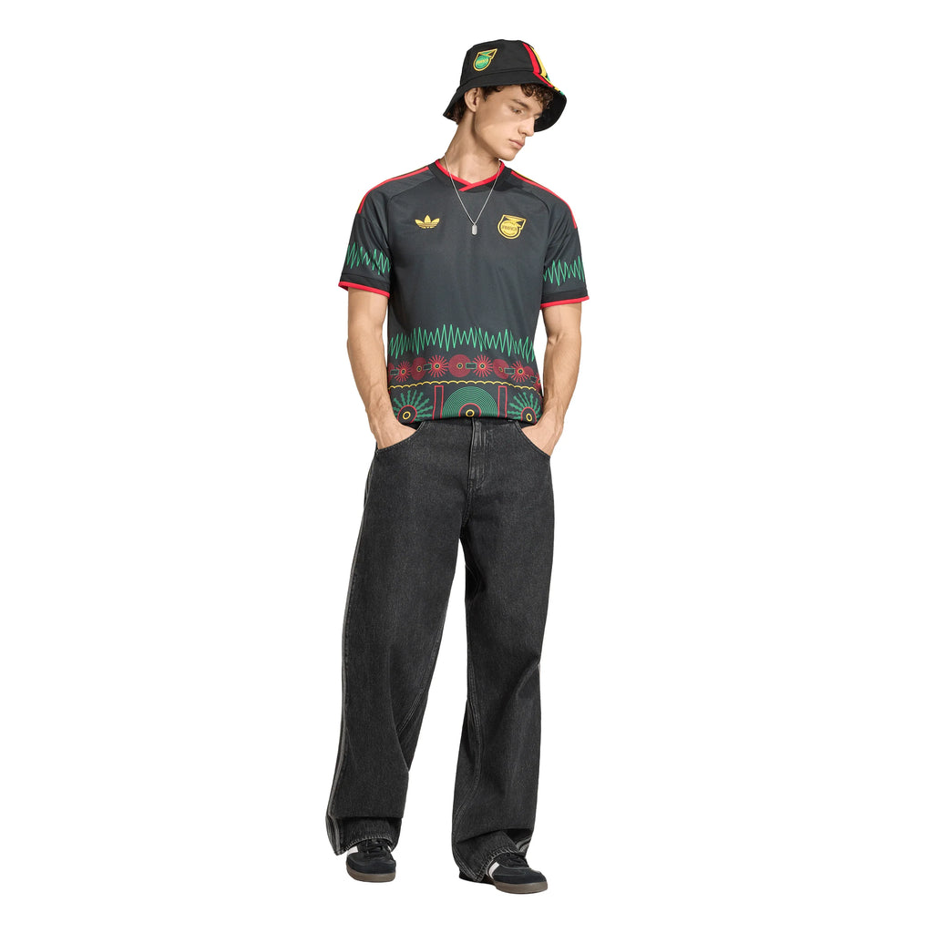 adidas Jamaica Away Mens Soccer Jersey 2026 Black