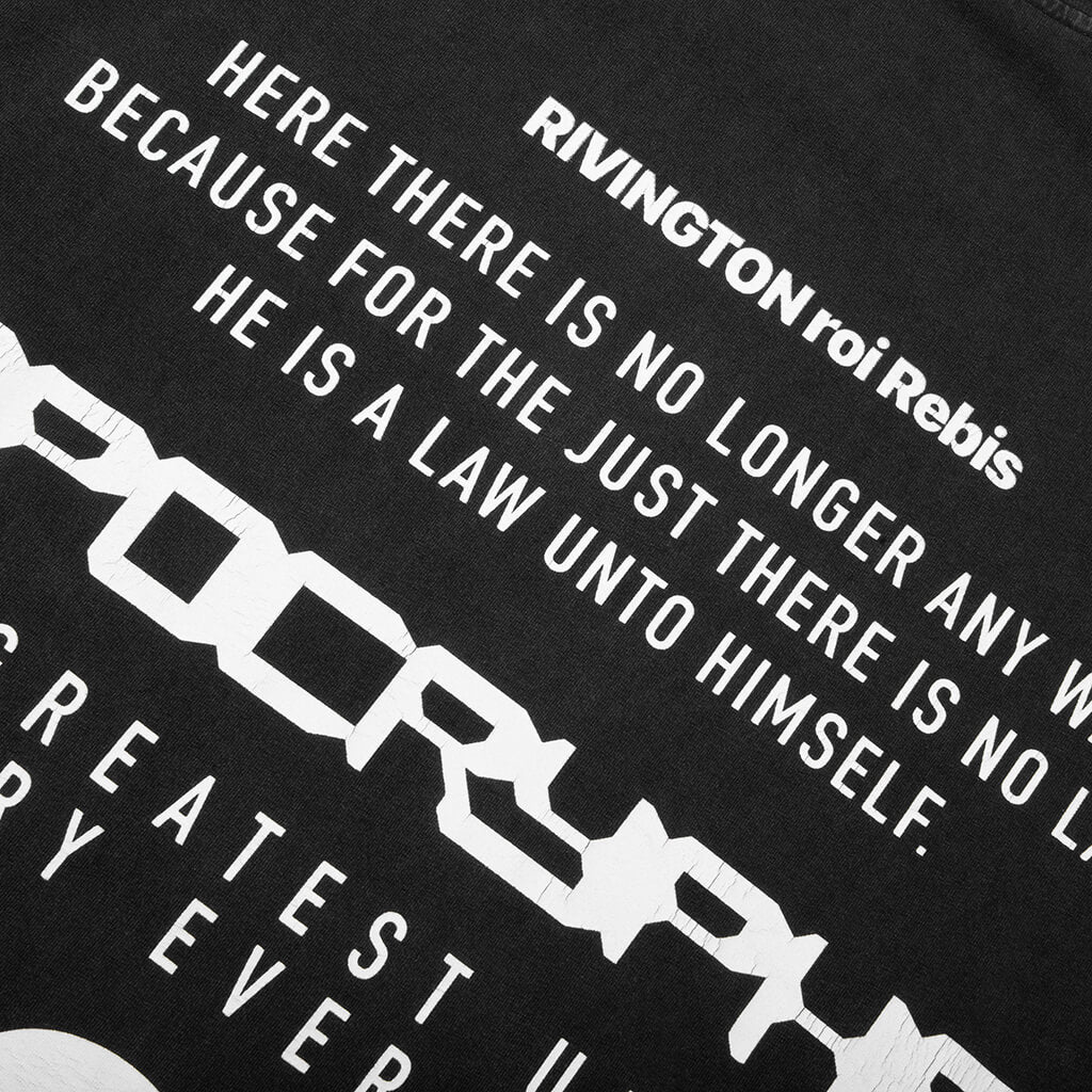 The Anti Body Vintage L S Tee Black