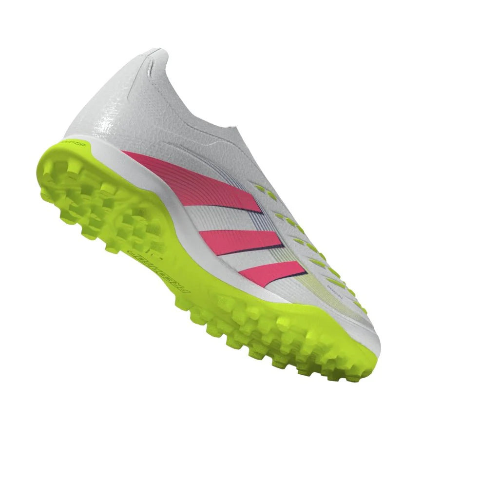 adidas Predator League Laceless Turf Boots White Pink
