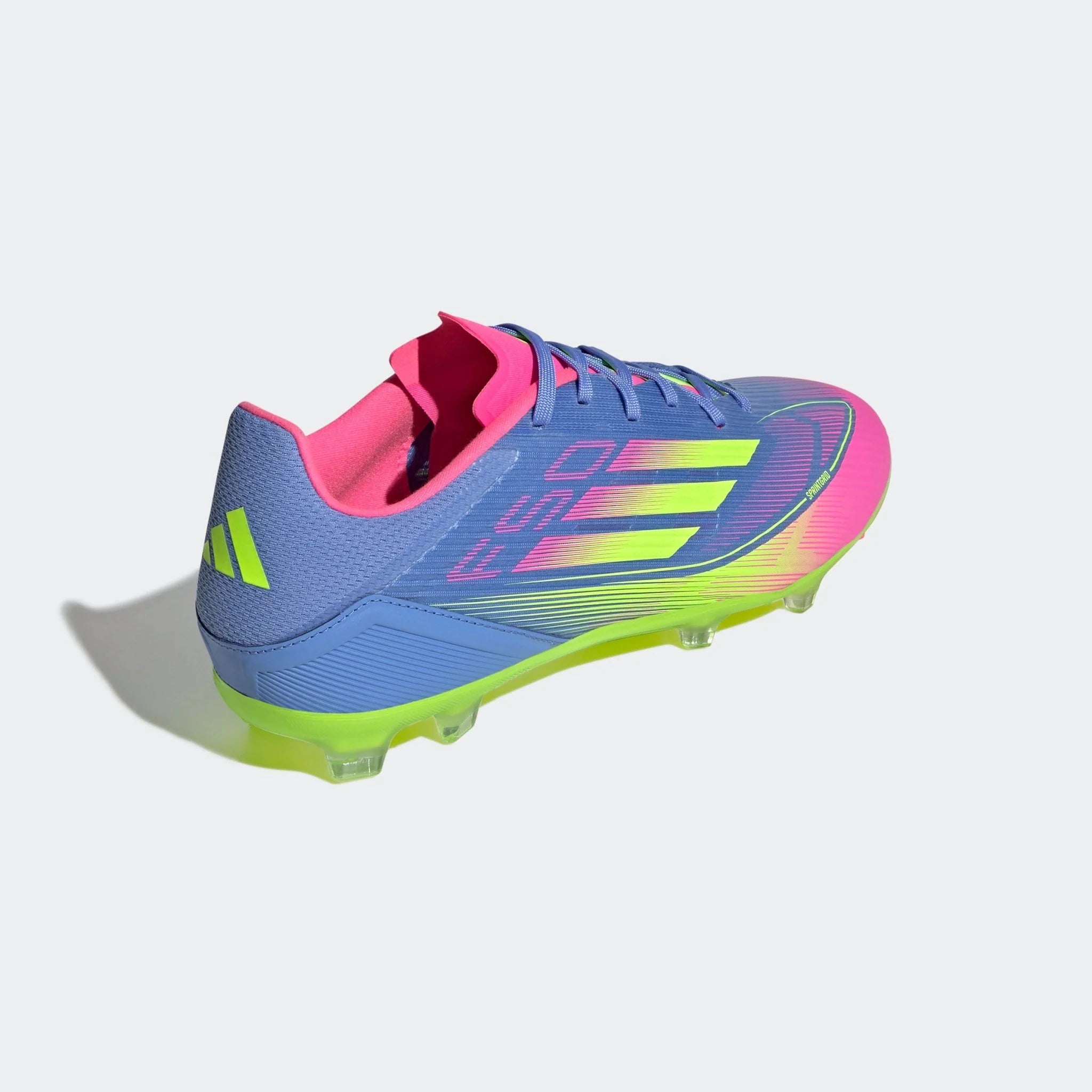adidas F50 League Firm Multi Ground Boots Blue Fusion Lucid Lemon Lucid Pink