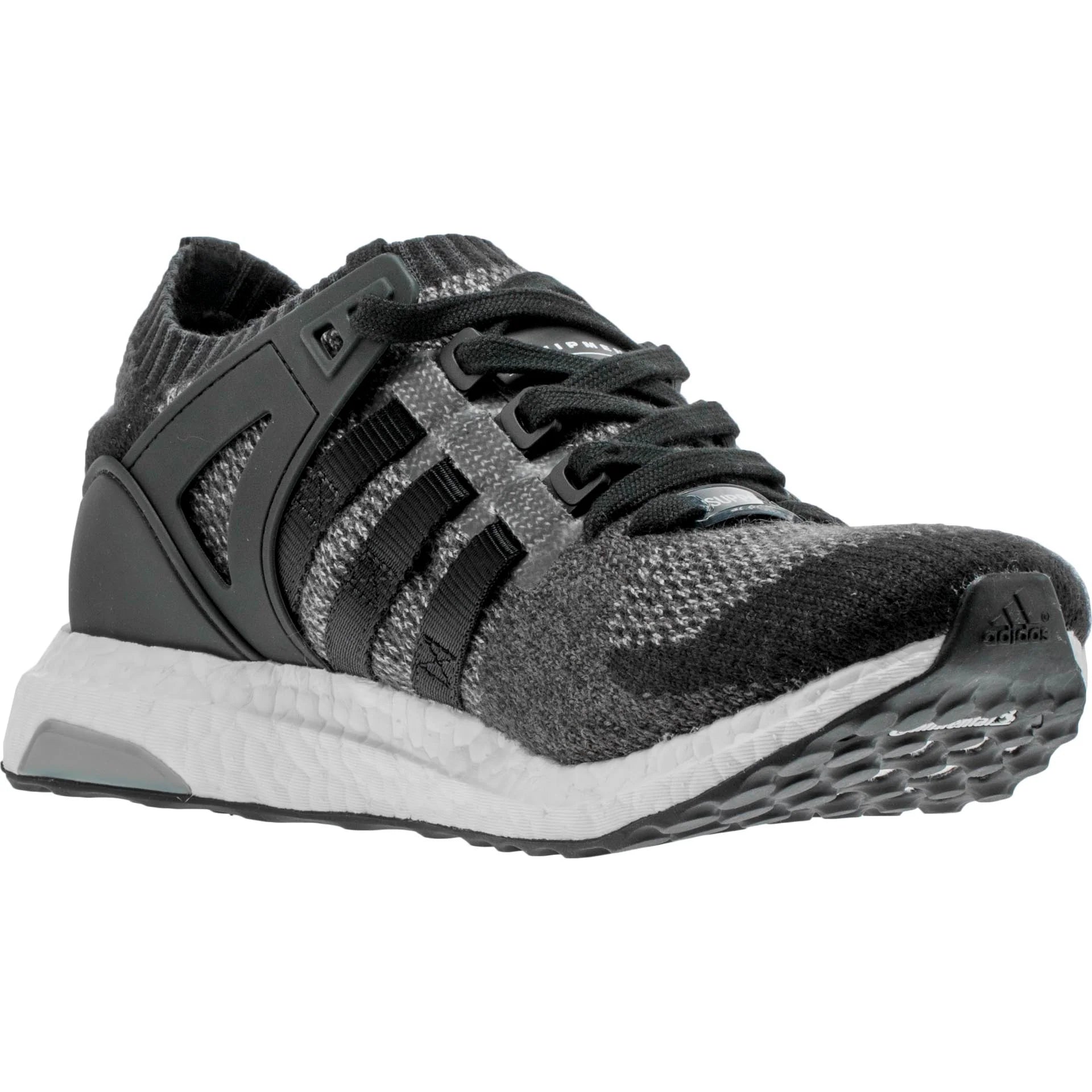EQT Support Ultra Primeknit Core Black Mens Black Grey