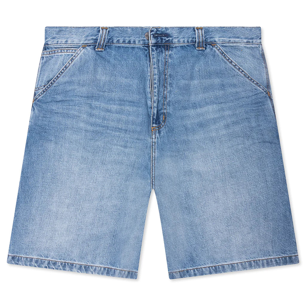 OG Single Knee Short Blue Burst Washed