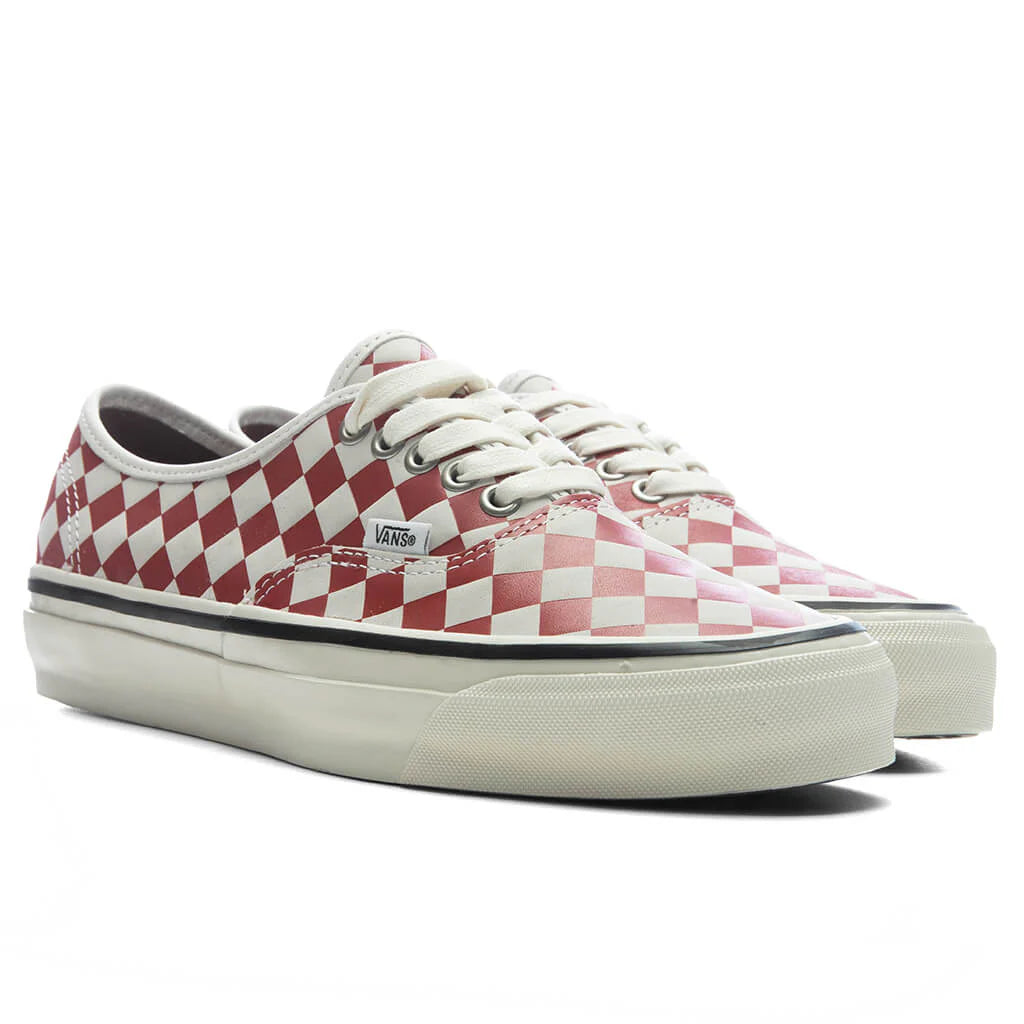 Premium LX Authentic 44 Diamond Checkerboard Red Marshmallow White