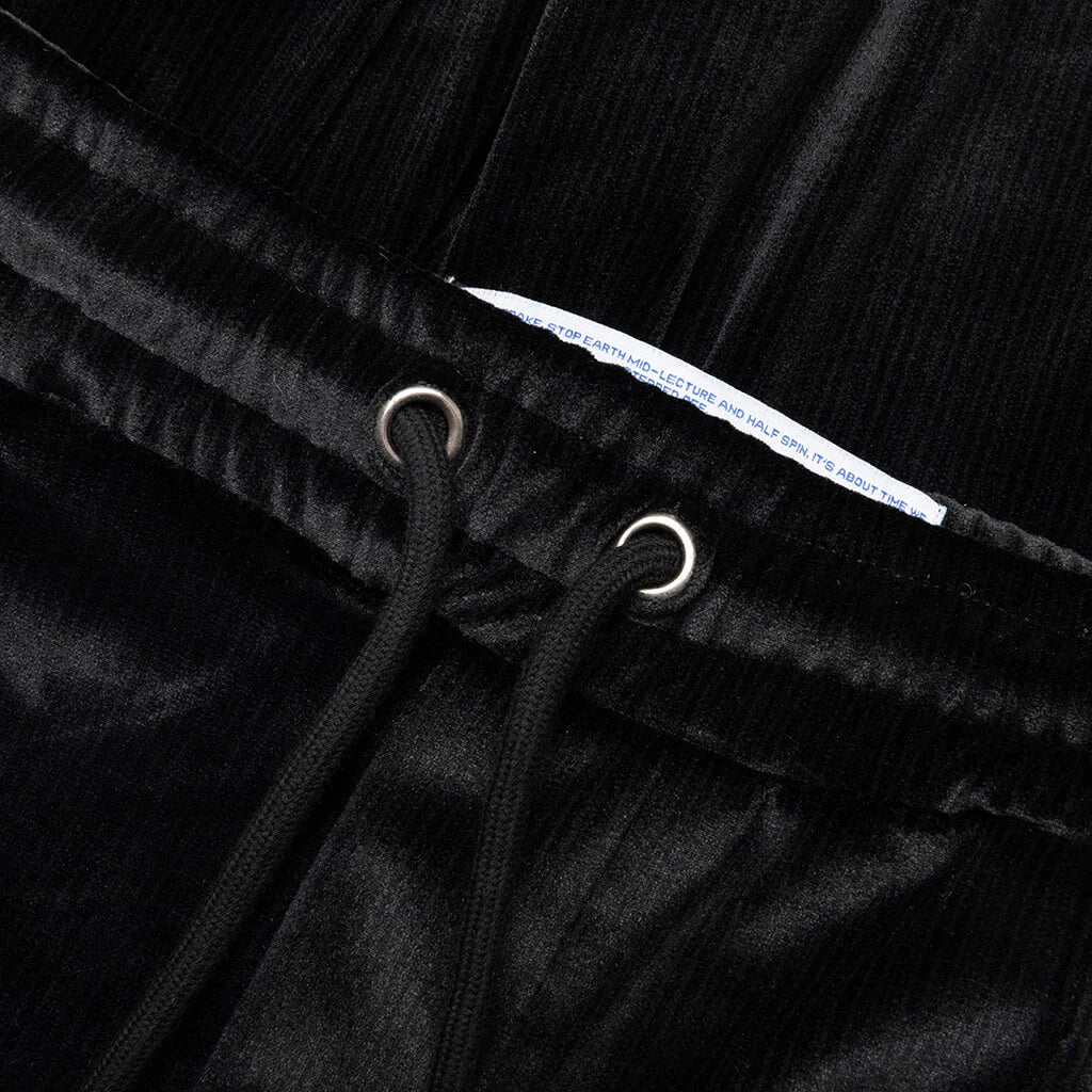 Merci Velour Pants Black
