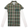 Bender Cut Off Flannel Green Plaid