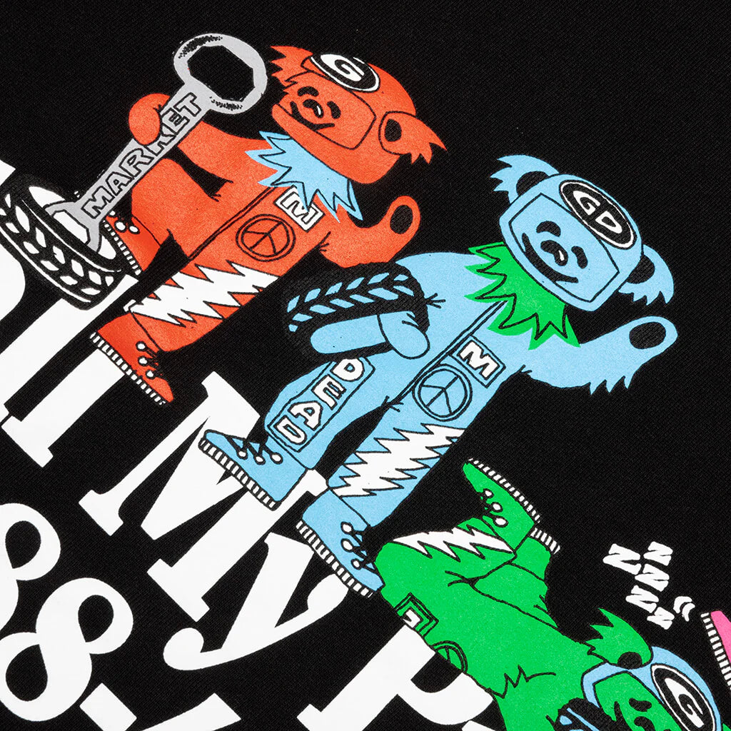 Market x Grateful Dead Call My Pitcrew Hoodie Black