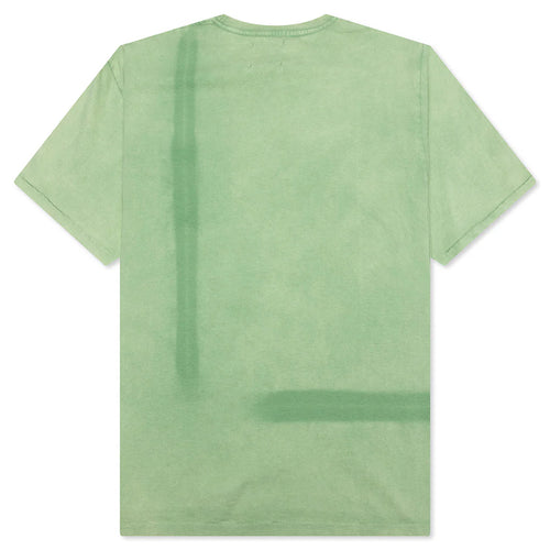 Vintage Logo Painted Tee Light Green