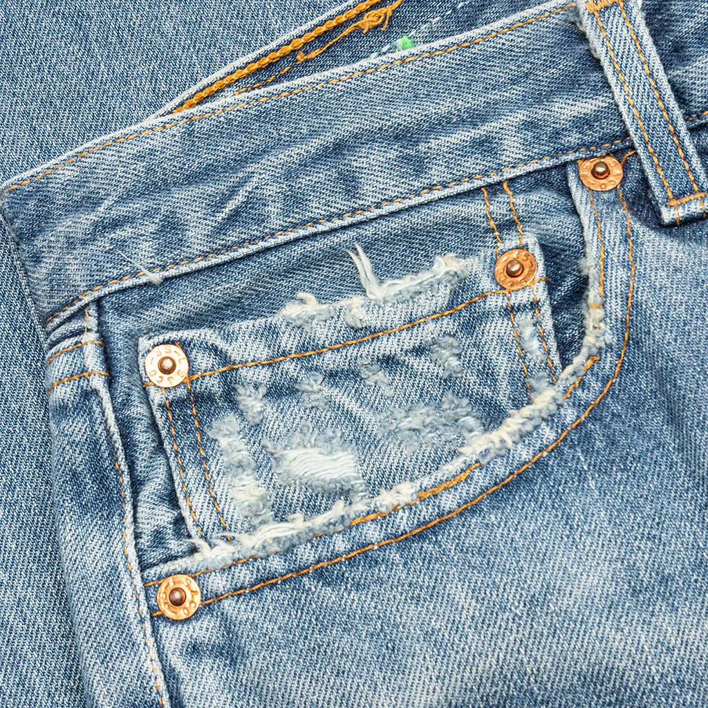 Denim Repair Pants Indigo