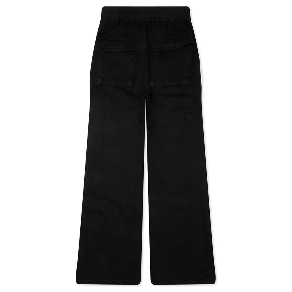 Wide Pusher Sweat Pants Black