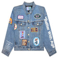 Charlatan Reversible Denim Baseball Jacket Indigo