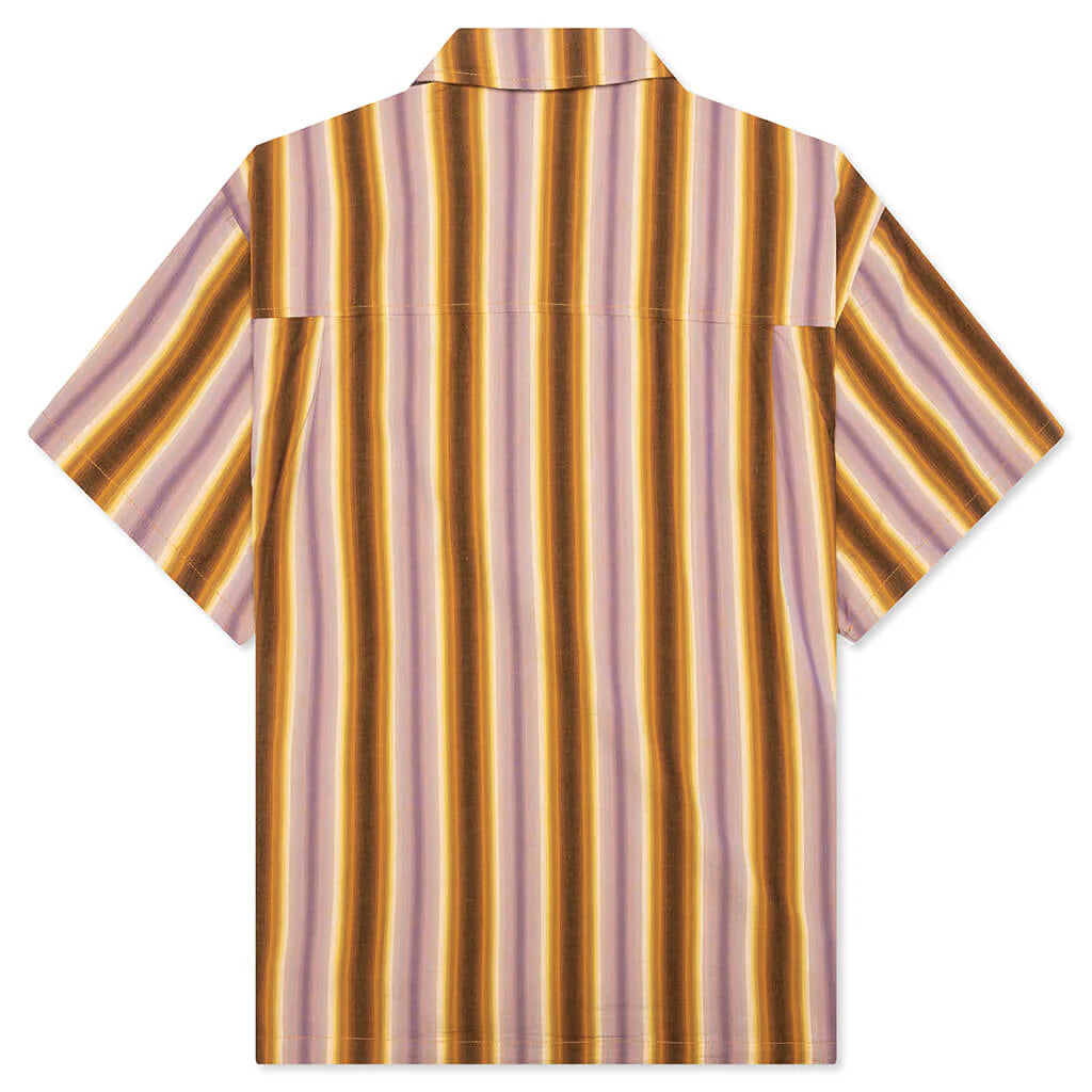 Auto Shop Camp Shirt Brown