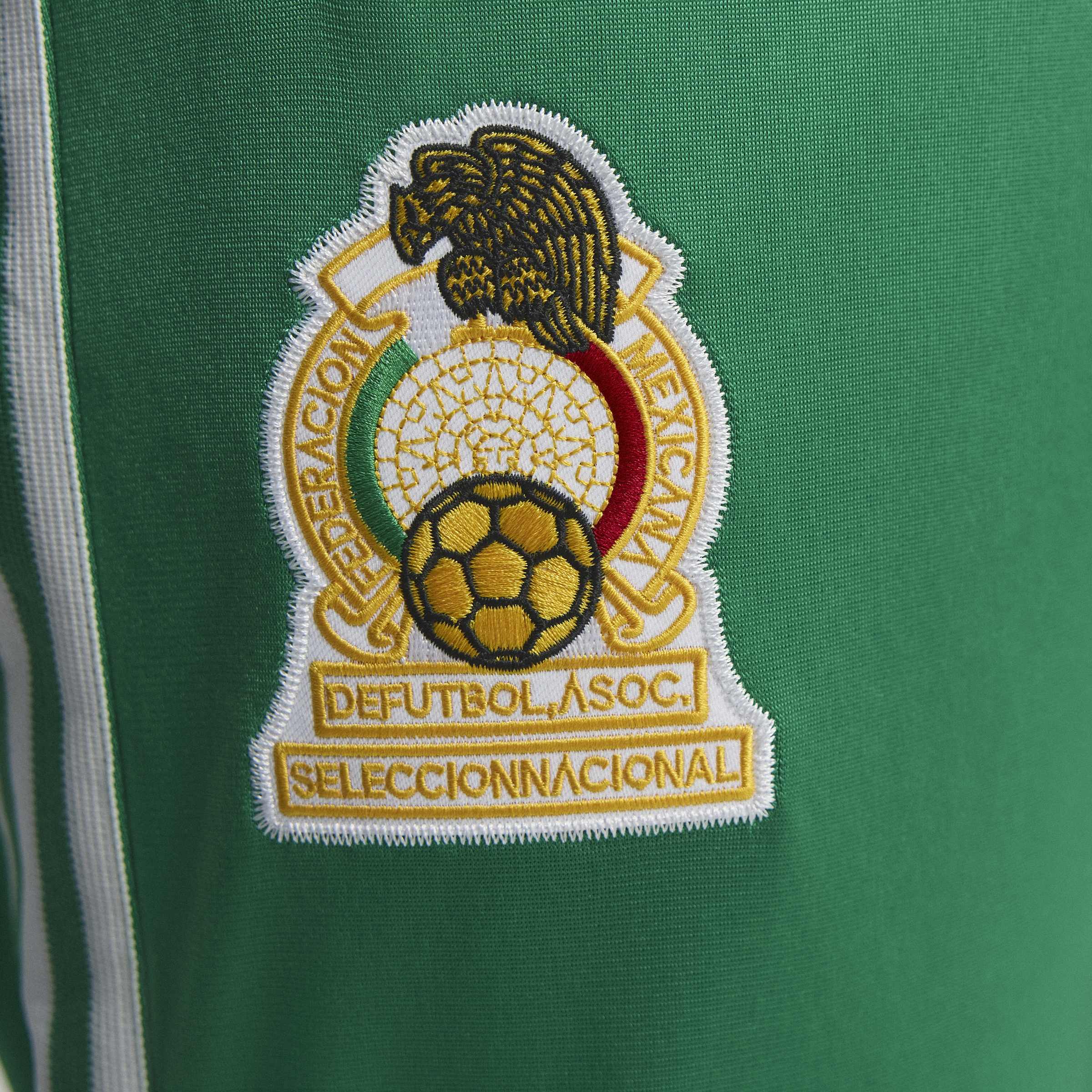 adidas Mexico Track Mens Soccer Tracksuit 1986 Green