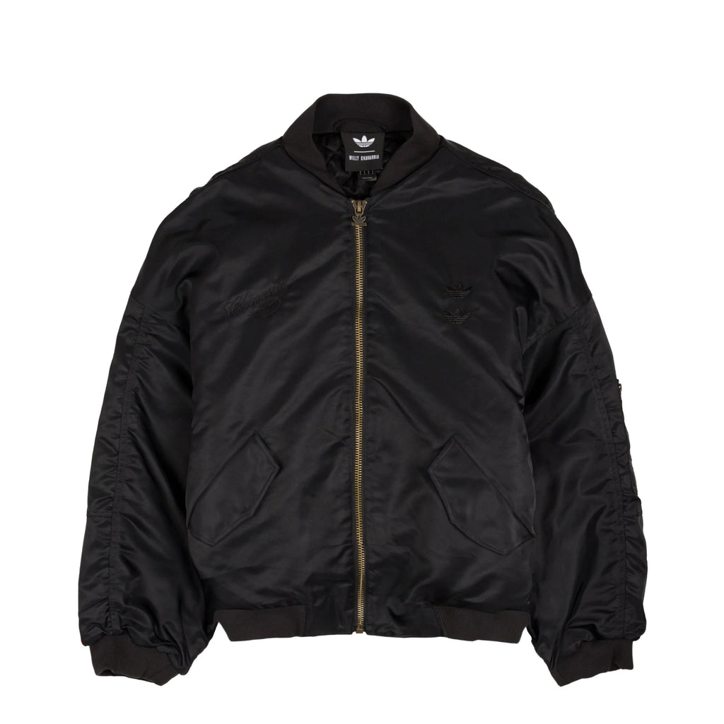 x Willy Chavarria Satin Bomber Jacket